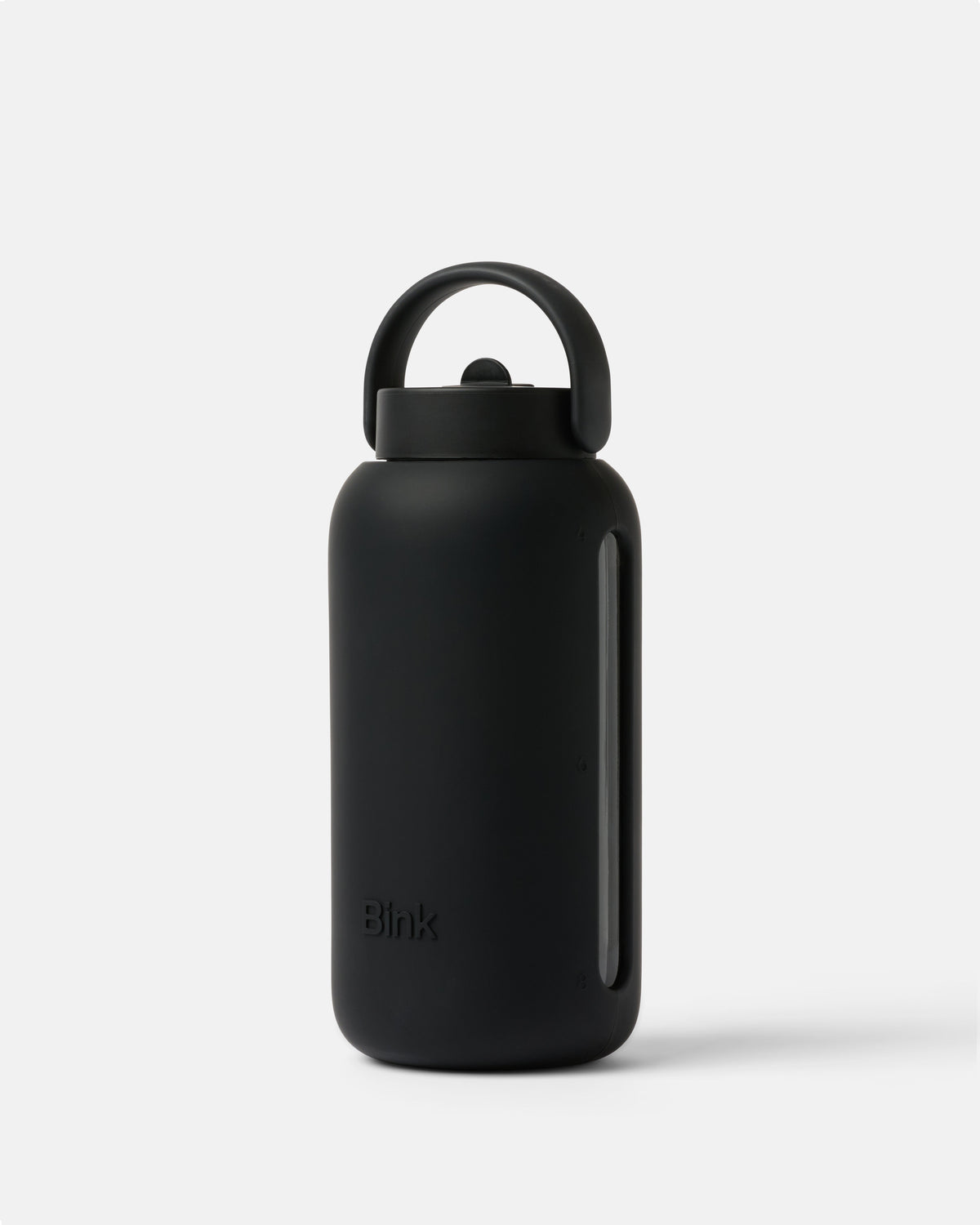 Day Bottle 27oz Glass Water Bottle - Black