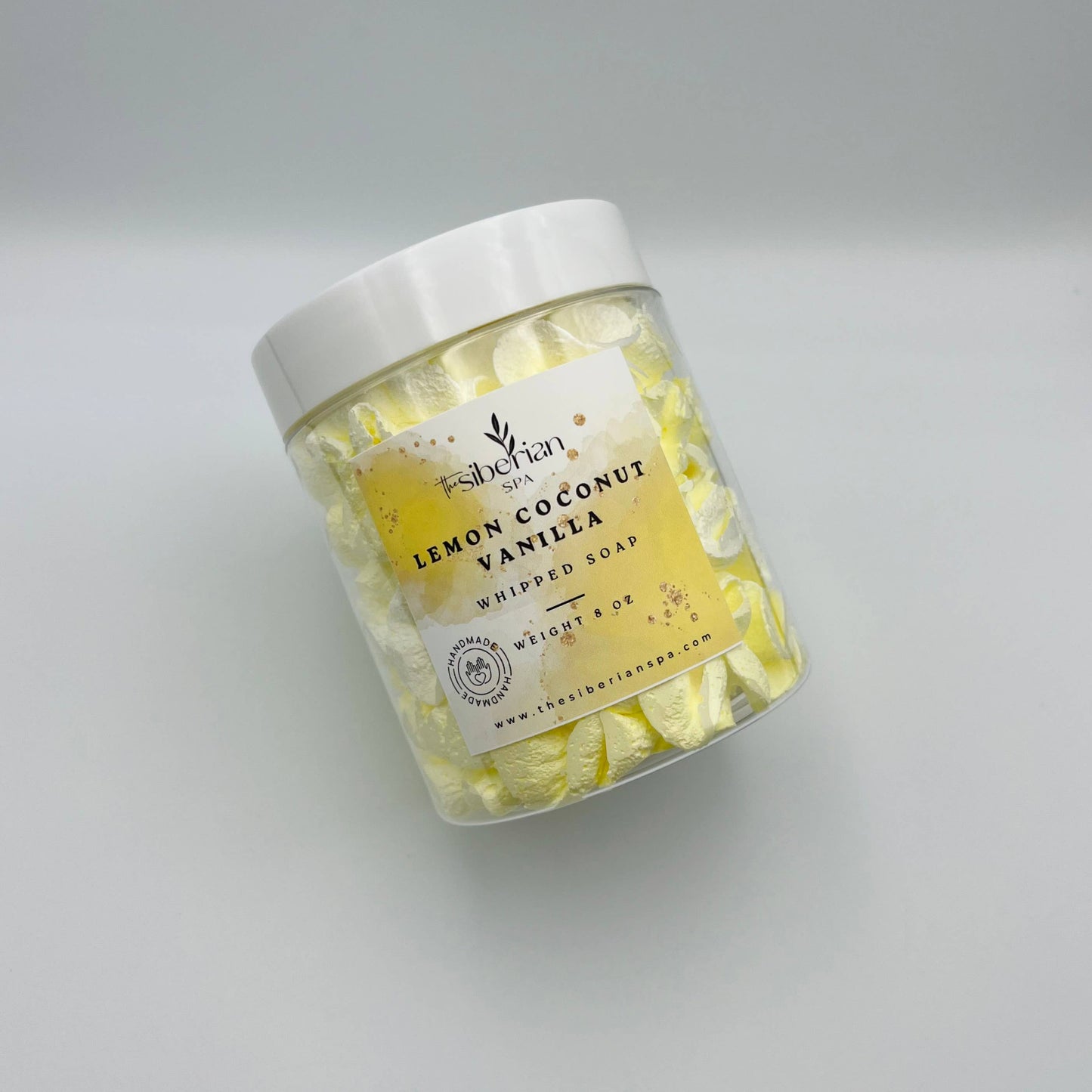 Lemon Coconut Vanilla Whipped Soap