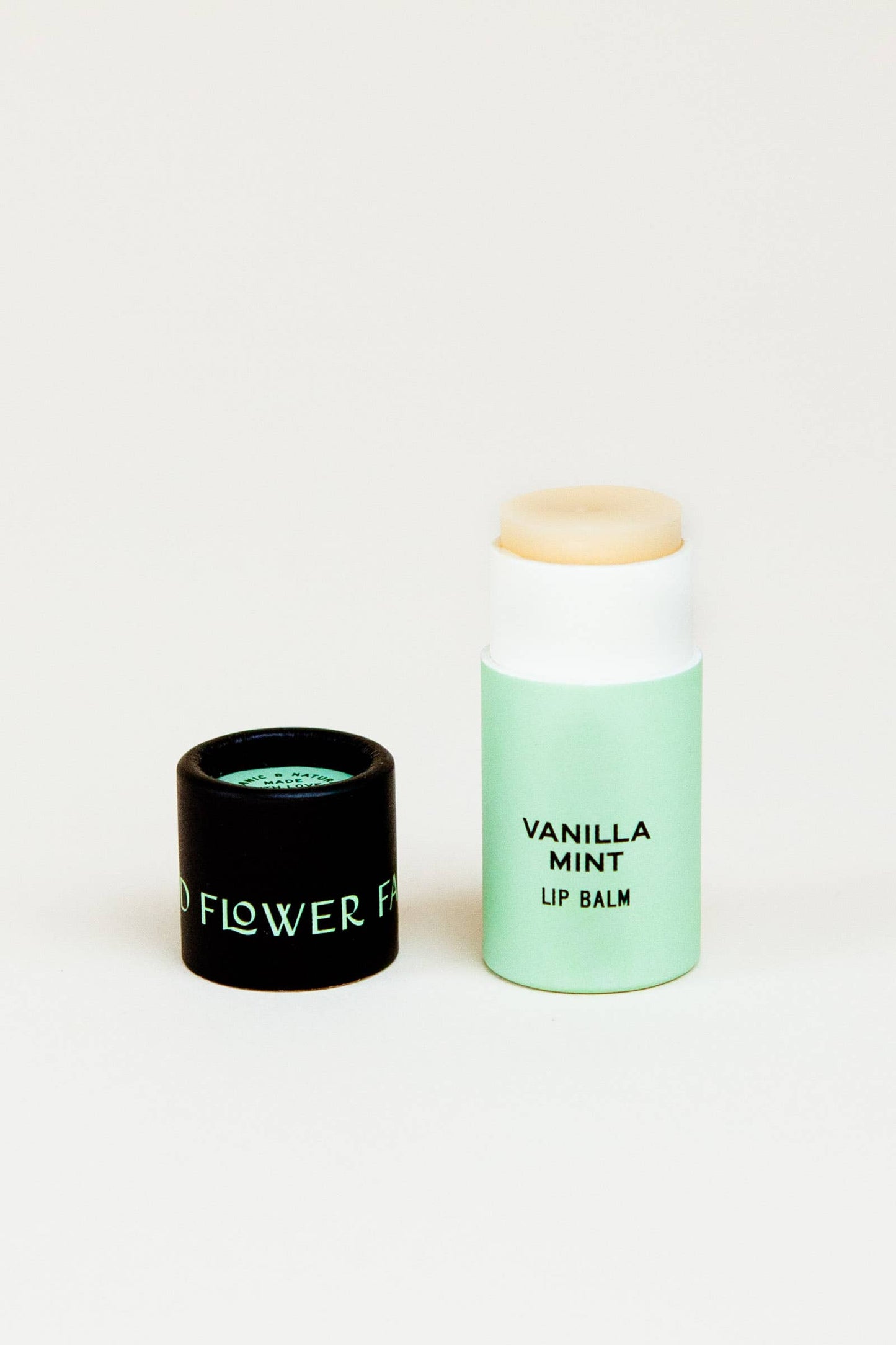 Vanilla Mint Organic Lip Balm / 0.3 oz Biodegradable Tube