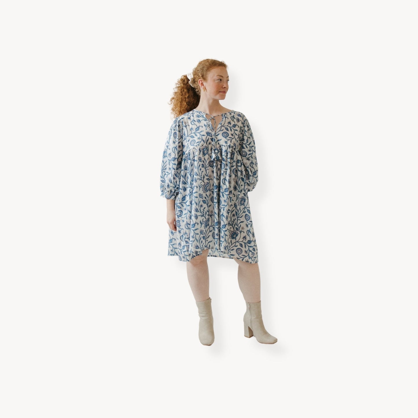 Mira Mini Dress - Night Flower