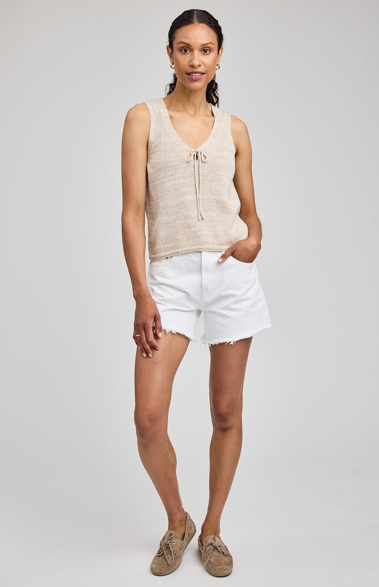 Rebel Tank - Linen
