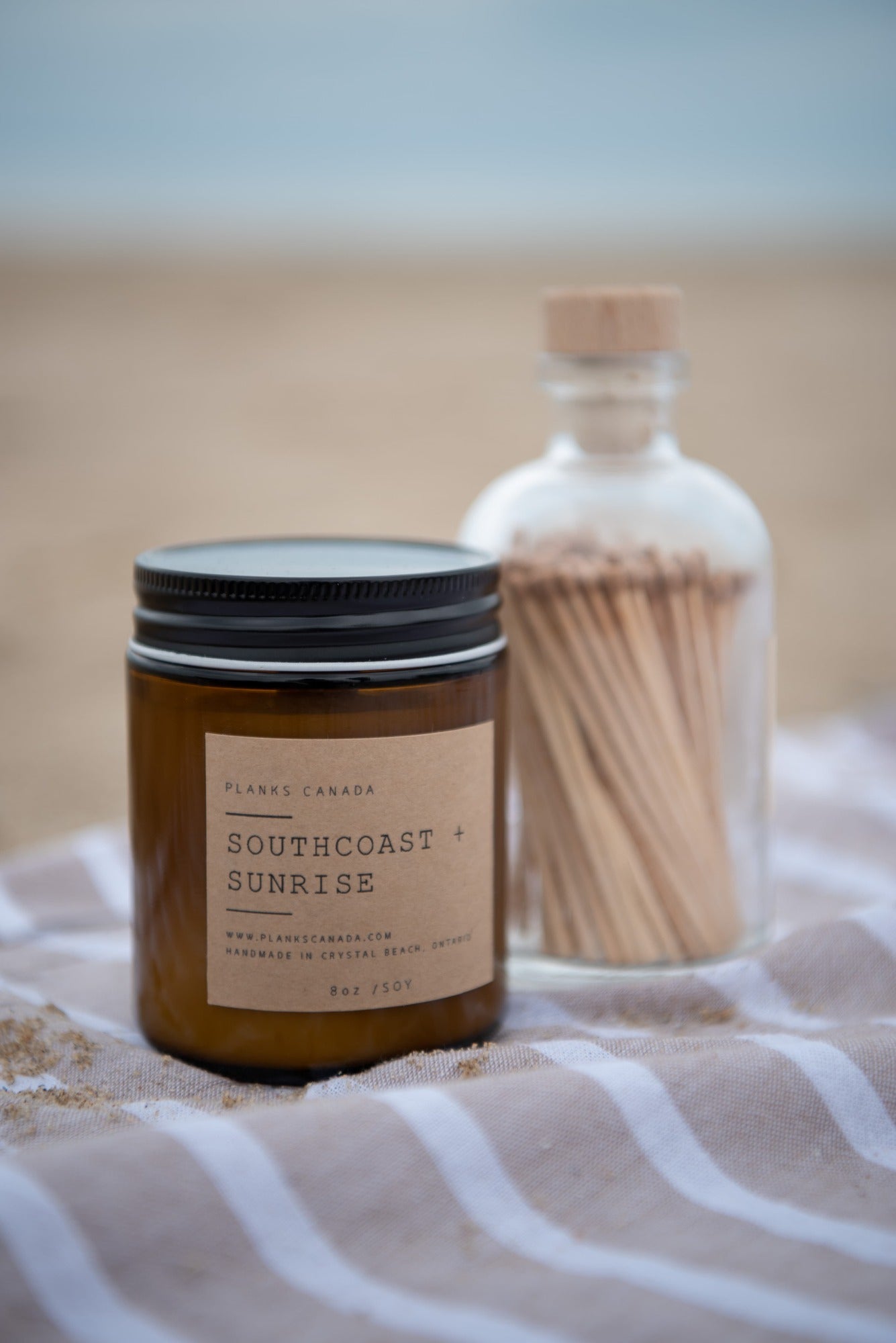 South Coast Sunrise - Wood Wick Soy Candle