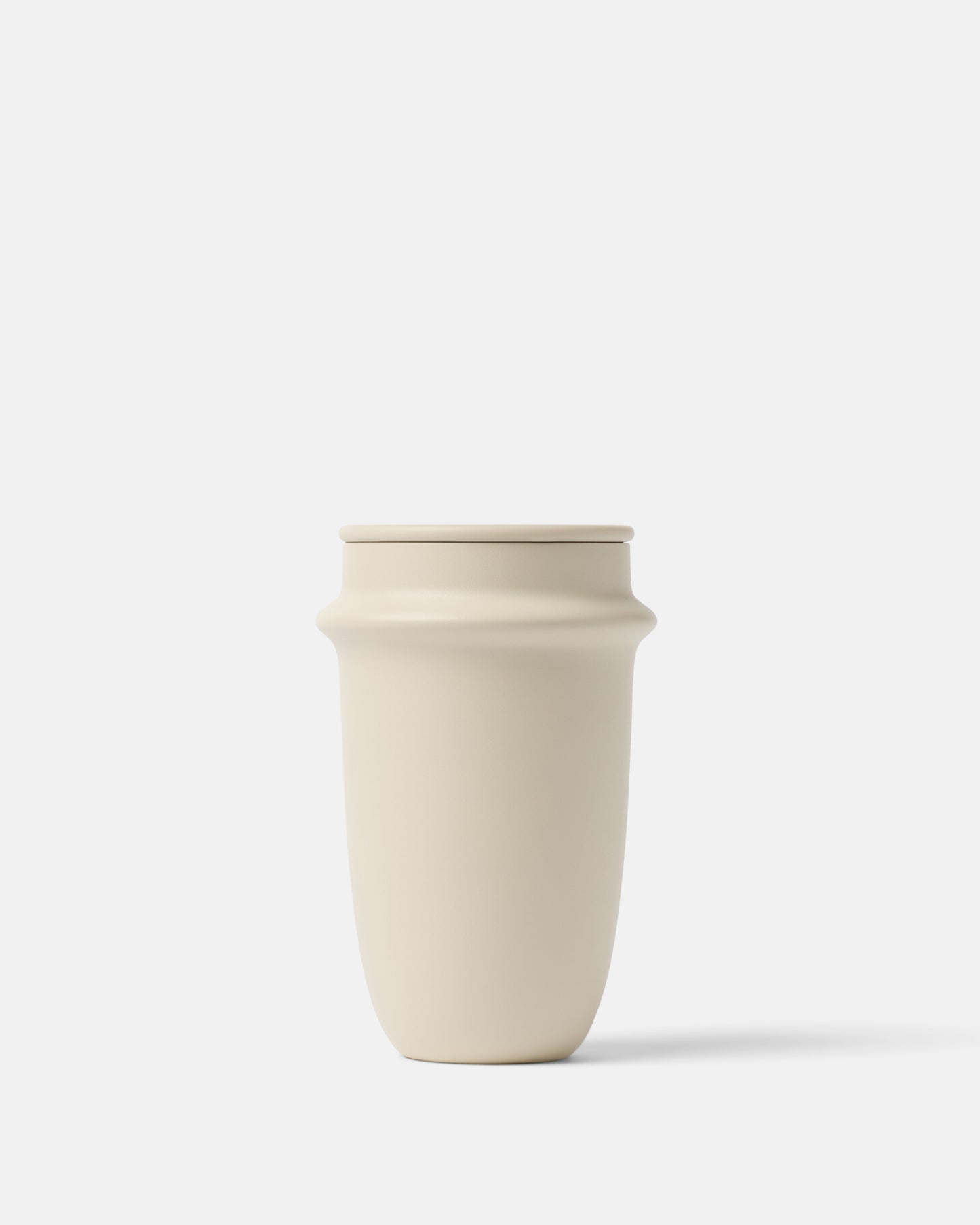 Space Tumbler 17oz Glass Tumbler - Almond