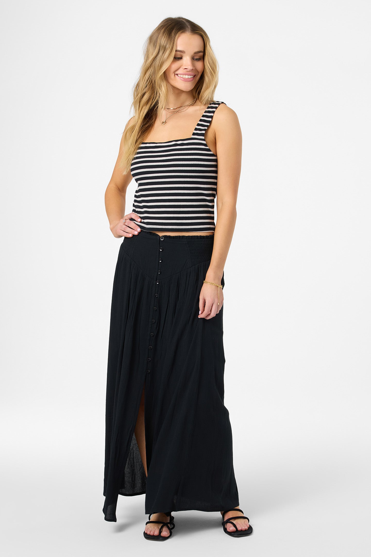 Tryston Maxi Skirt - Black