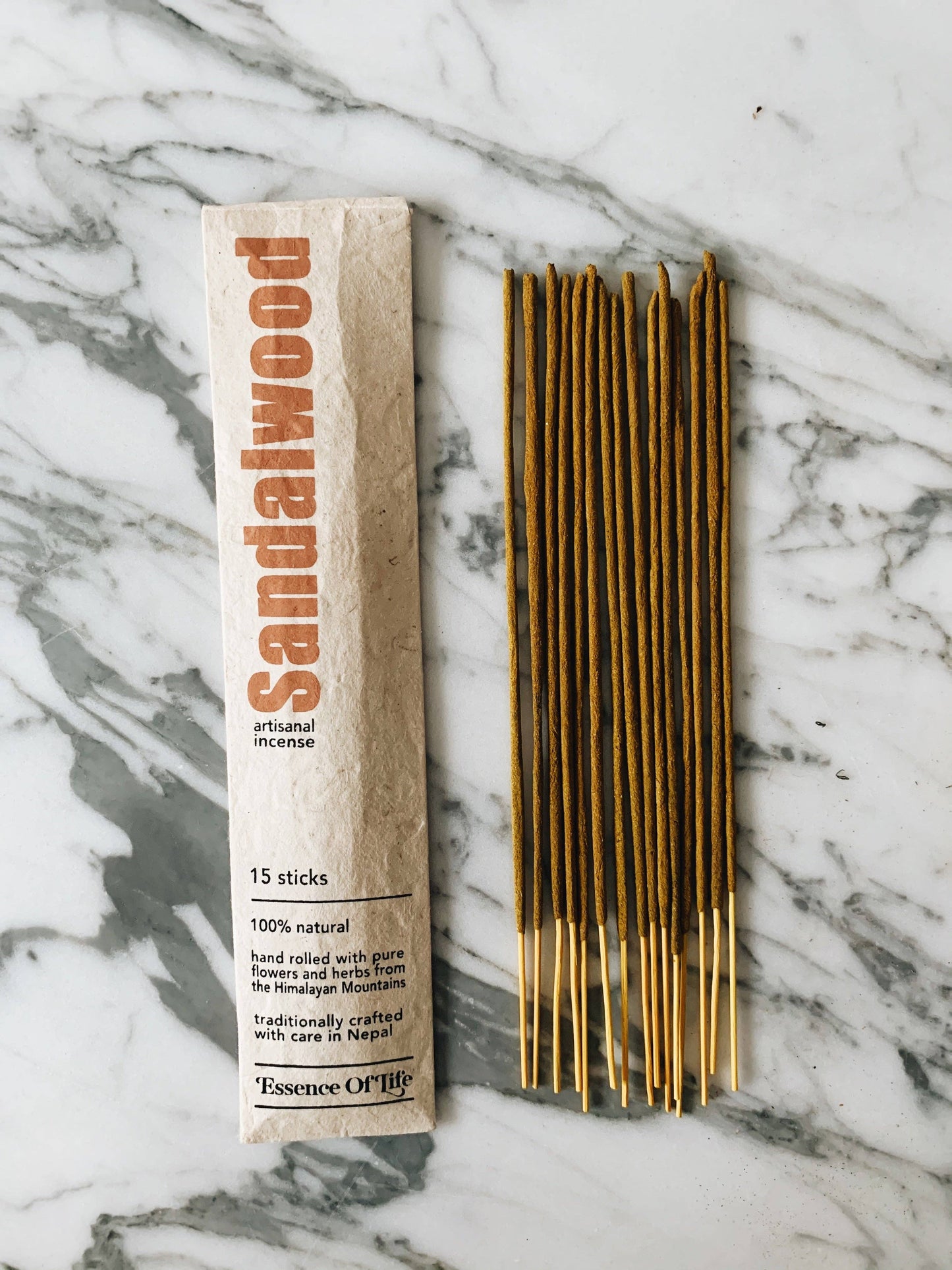 Handcrafted 100% Natural Artisanal incense - Sandalwood