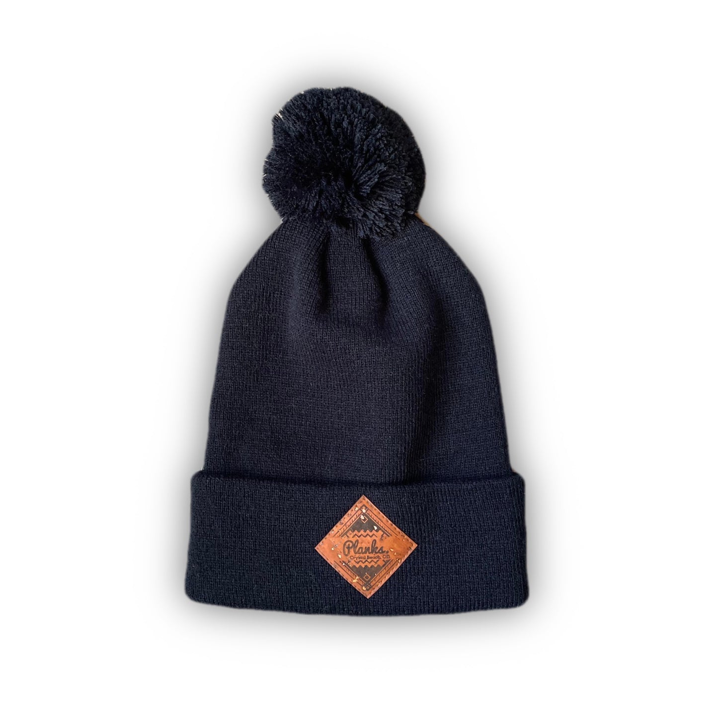 Planks Cork Patch Pom Pom Toques