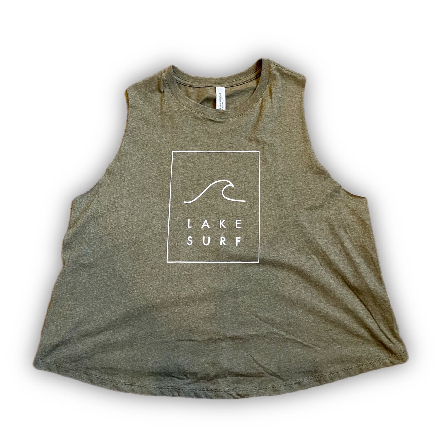 Lake Surf Crop Tank - Green