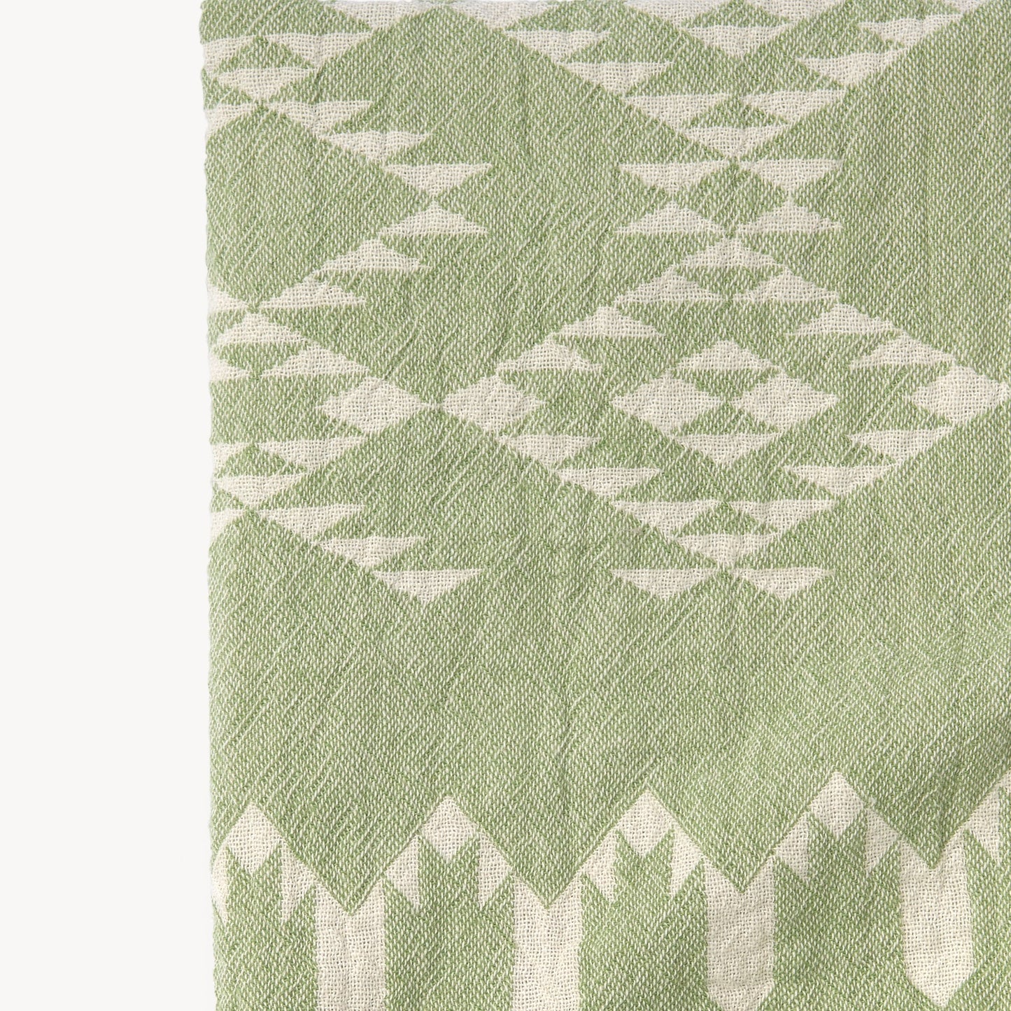 Atlas Hand Towel - Rose Retreats Green