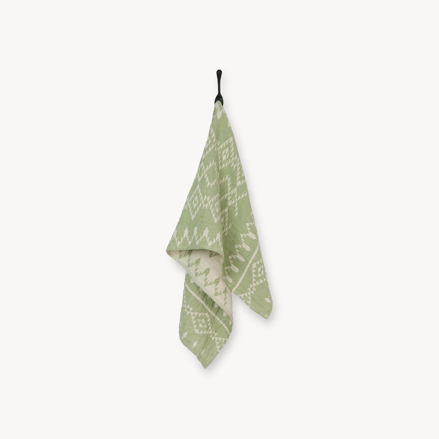 Atlas Hand Towel - Rose Retreats Green