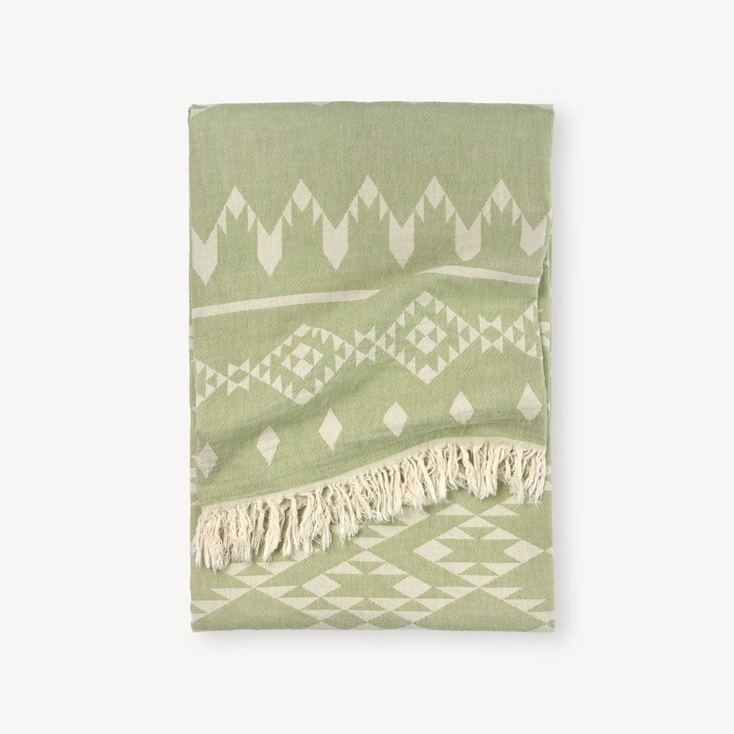 Atlas Towel - Rose Retreats Green