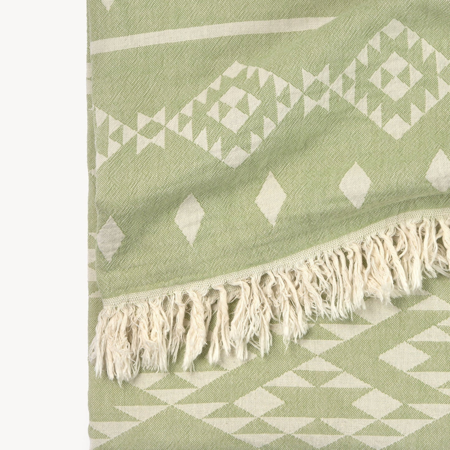 Atlas Towel - Rose Retreats Green
