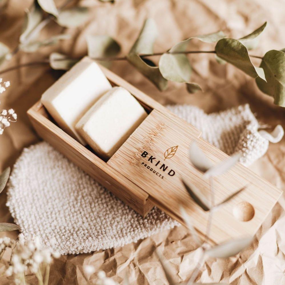 Bamboo Travel Case for Shampoo and Conditioner Bars