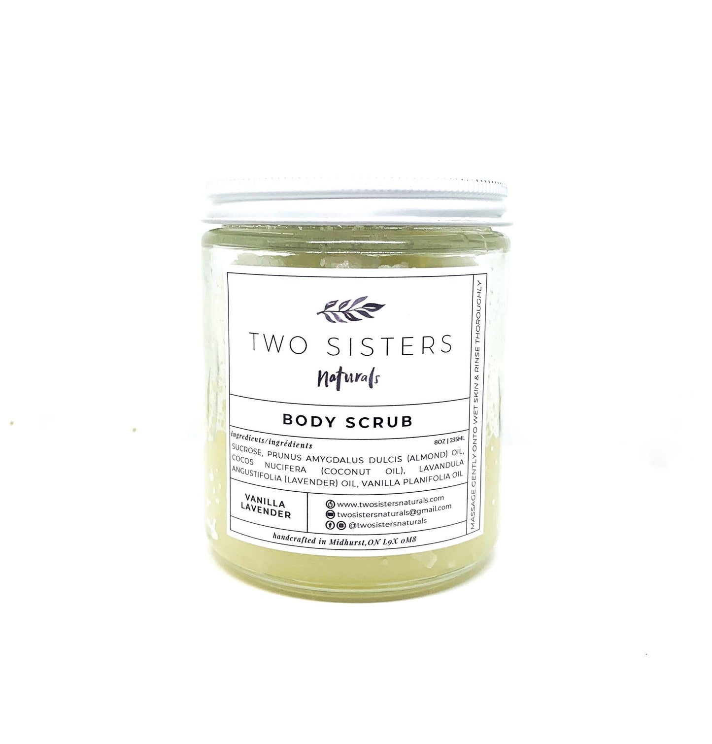 Body Scrub - Vanilla Lavender 8 oz