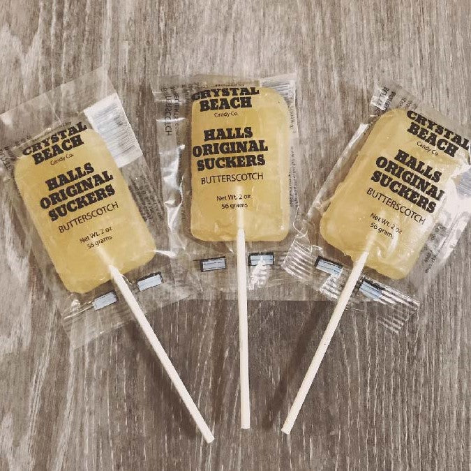 Hall's Original Crystal Beach Suckers