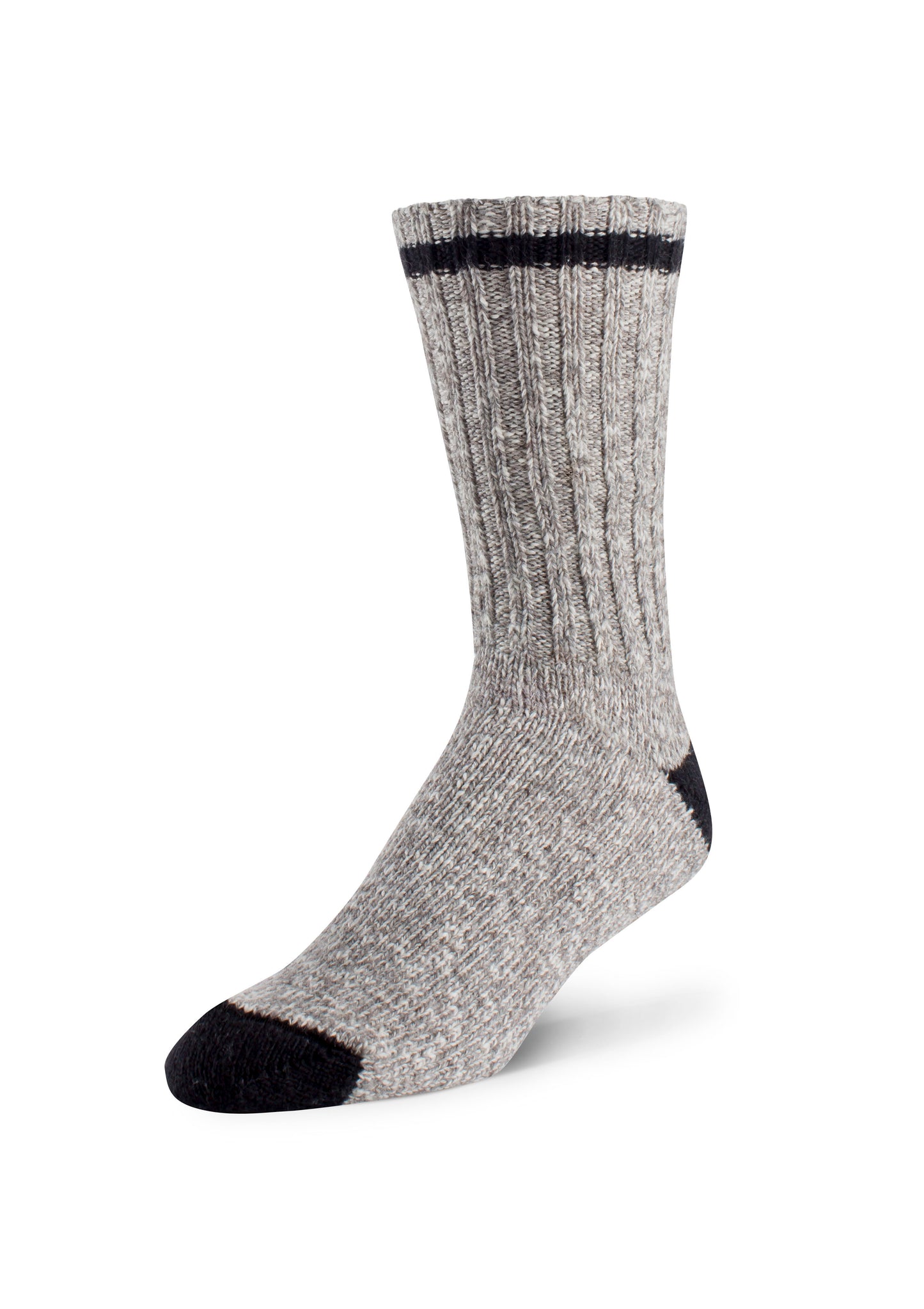 Camping Grey Black Socks