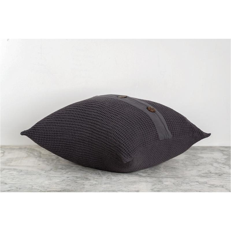 Wave Pillow - Charcoal