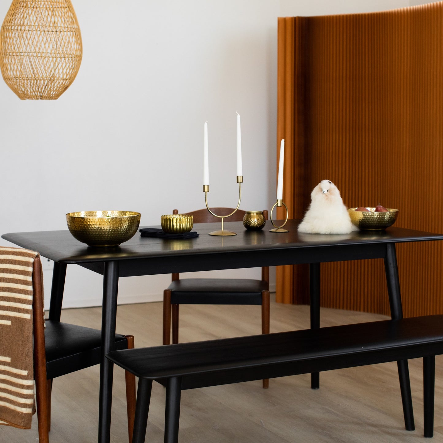 Circle Candle Holder - Gold