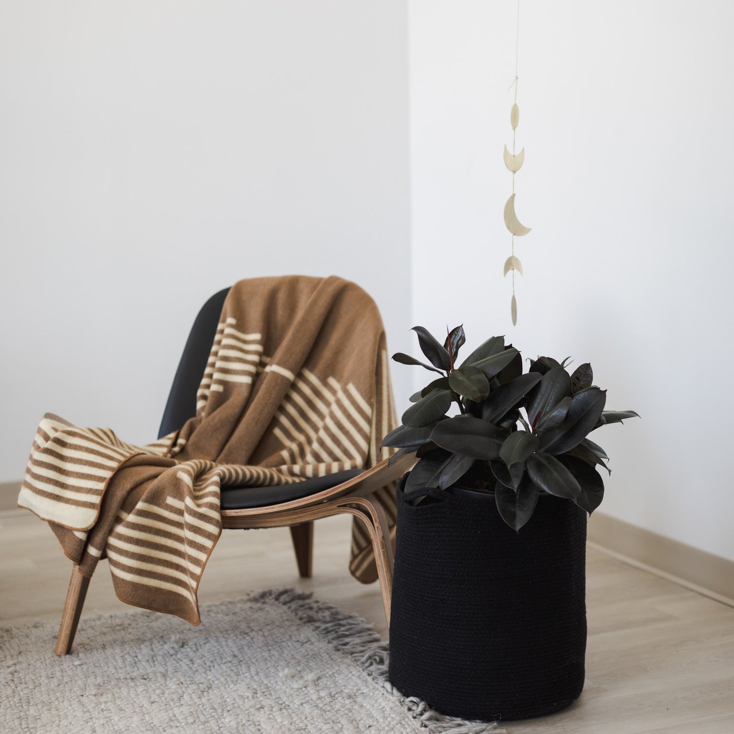 Cotton Utility Basket - Black