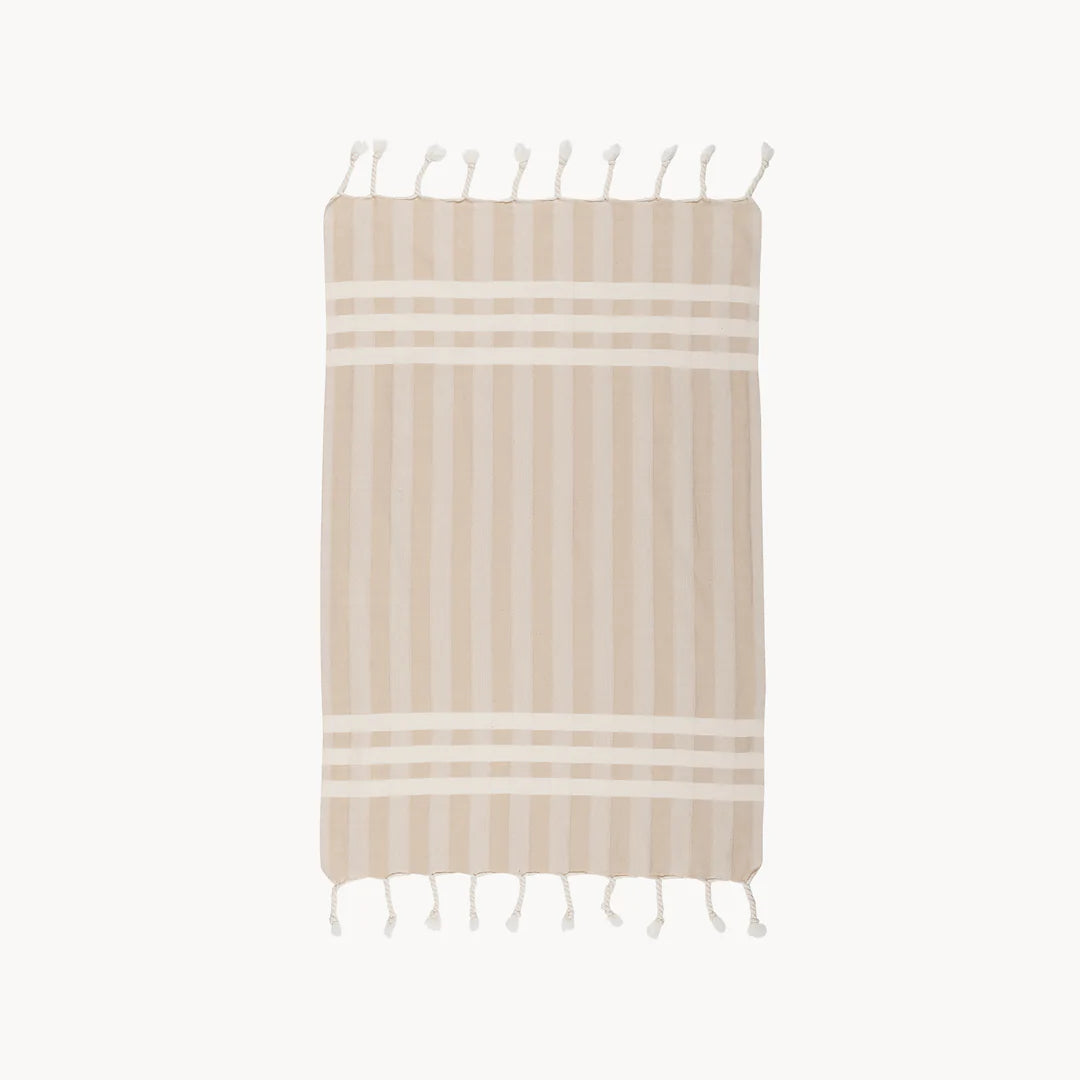 Criss Cross Kitchen Towel - Beige