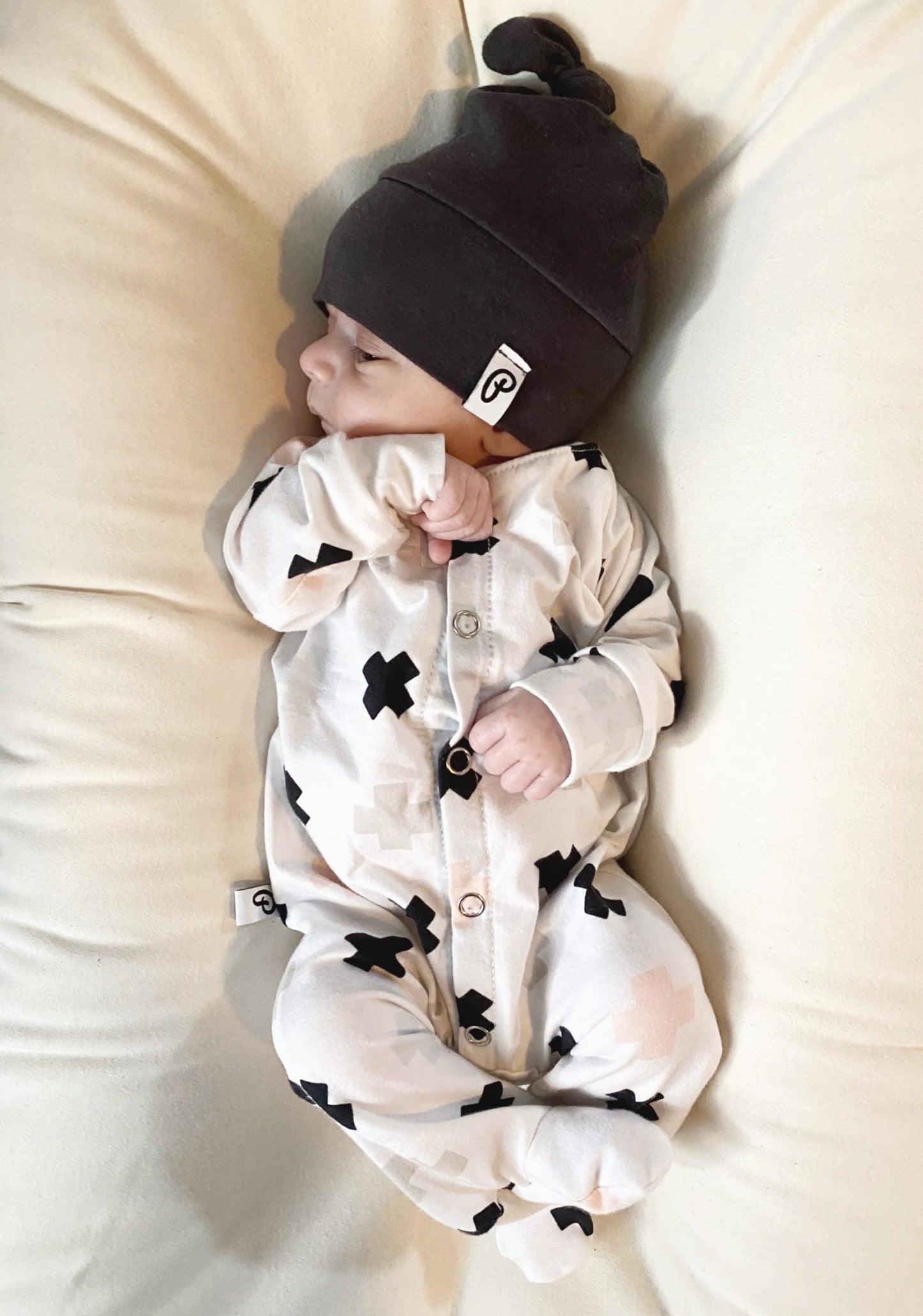 Baby Snap Onesie - Crosses