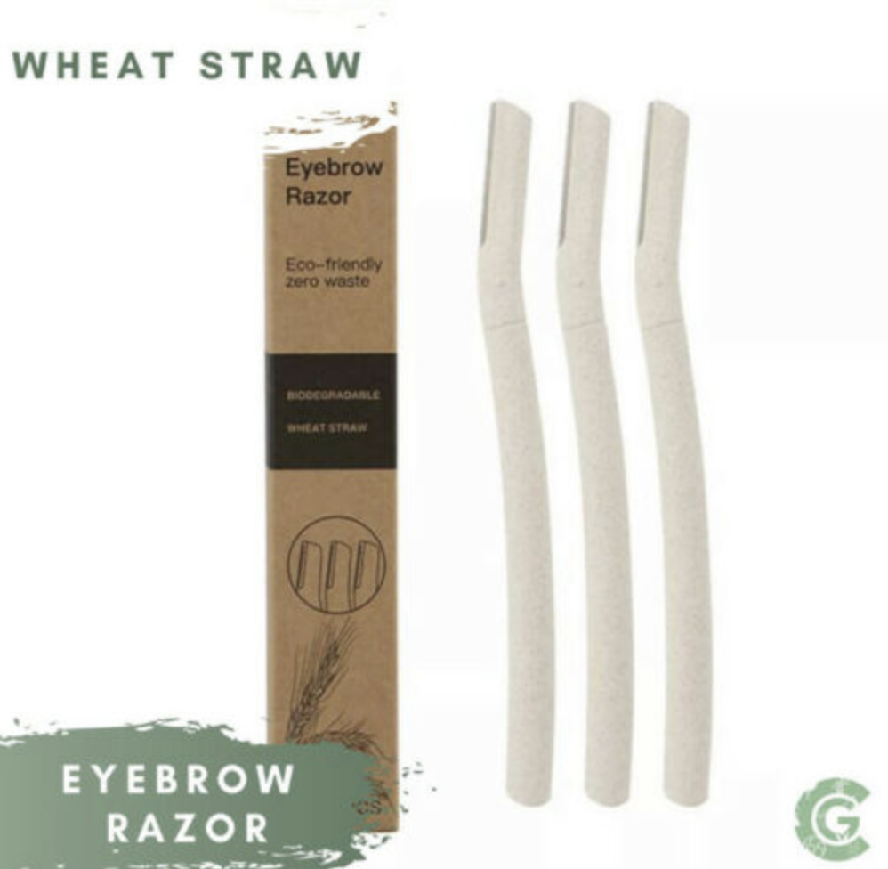 Dermaplaner Razor Wheat Eyebrow Razors (3 Pack)