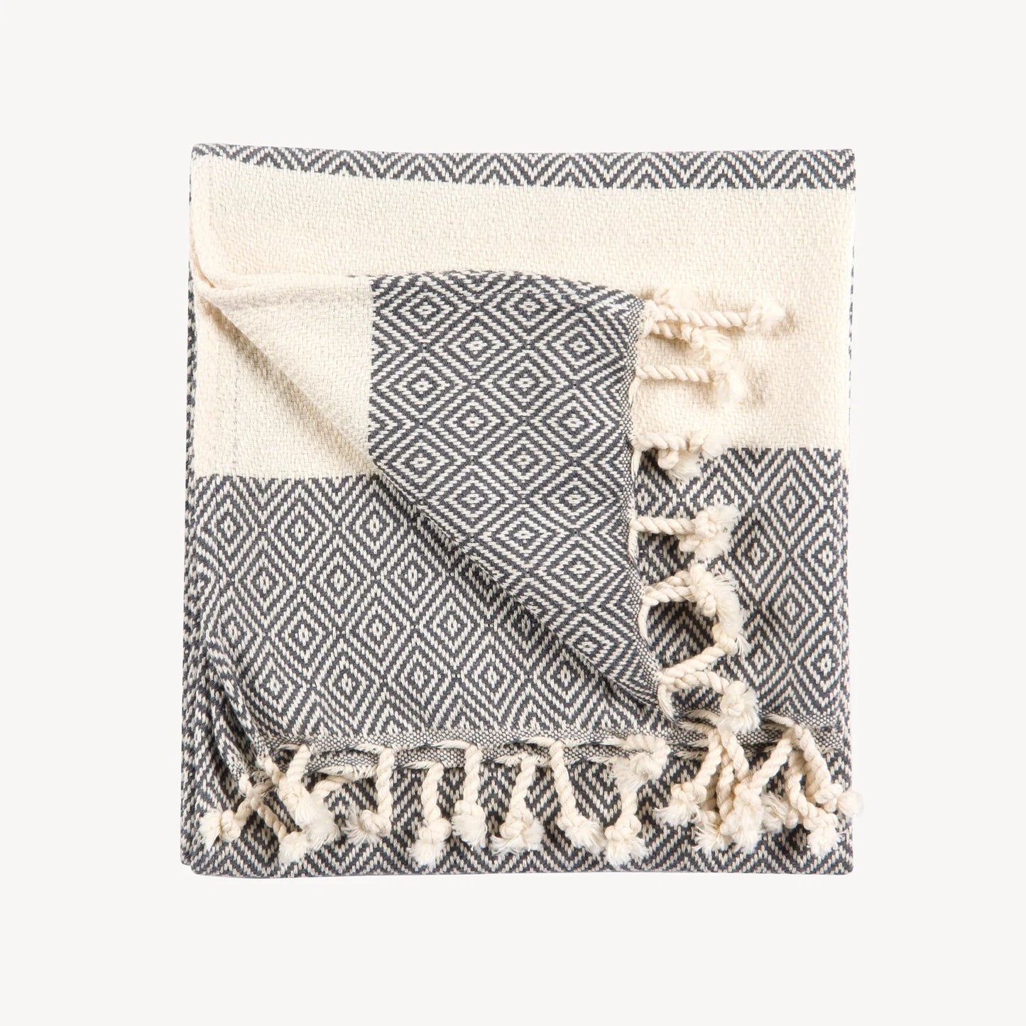 Diamond Towel - Slate