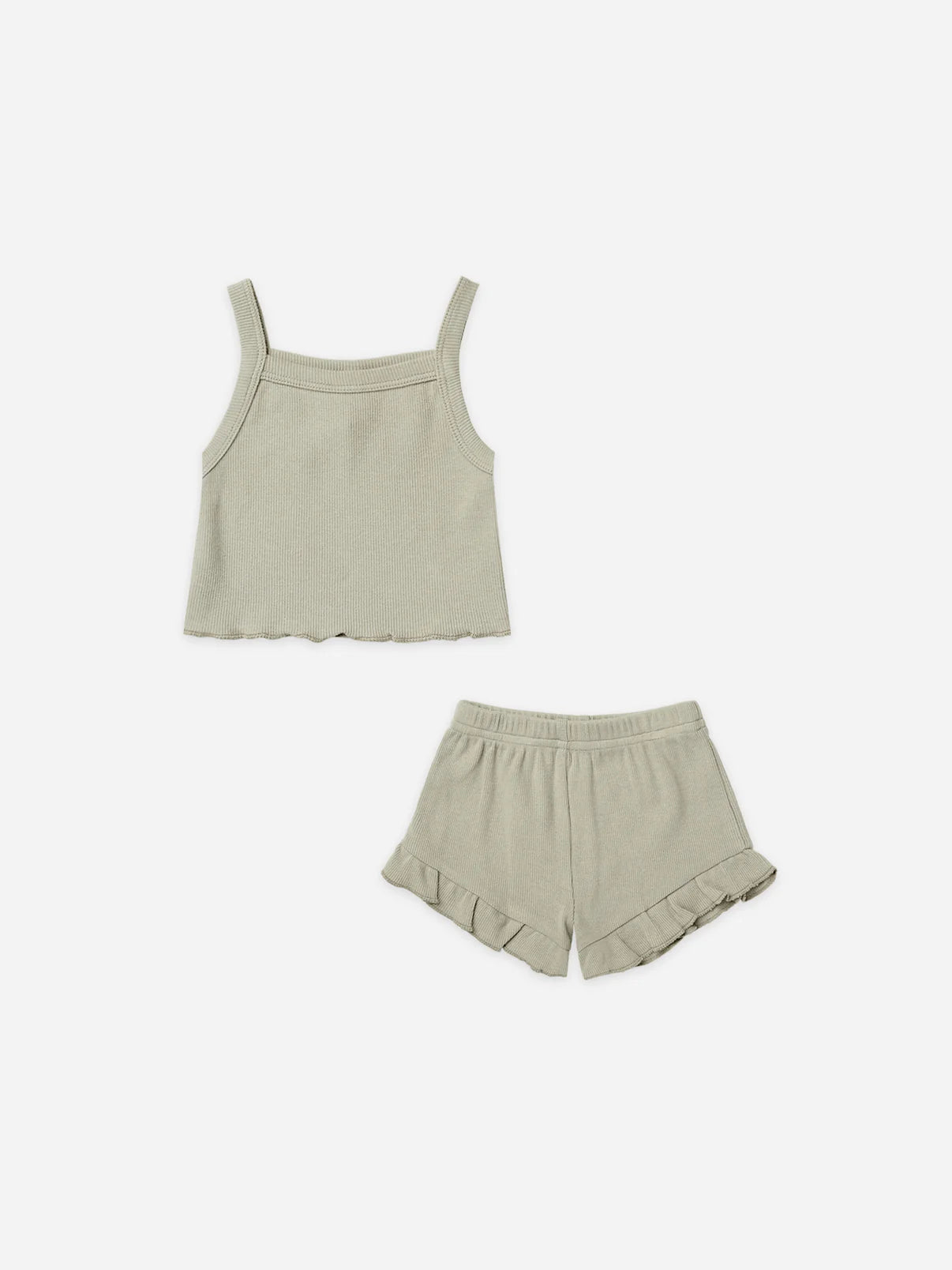 Evie Tank and Shortie Set - Pistachio