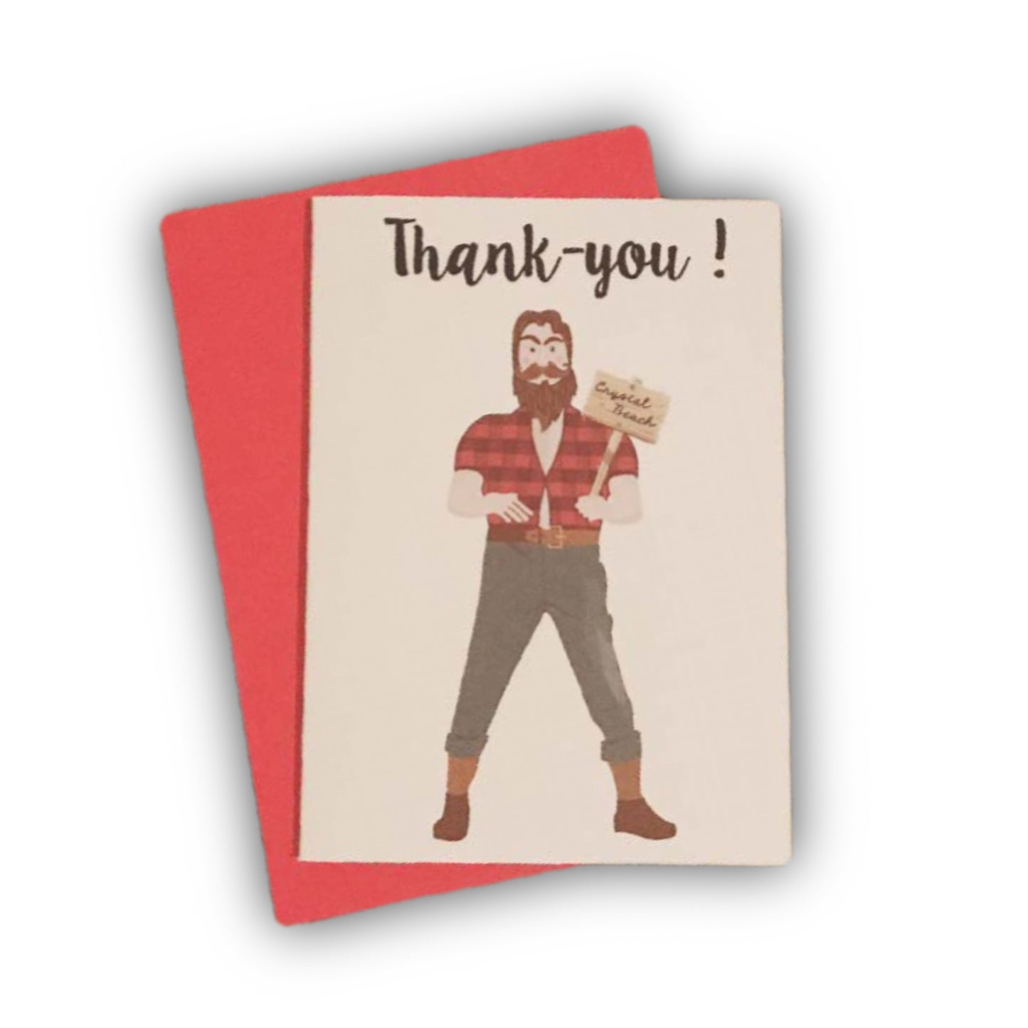 Paul Bunyon Thank You Greeting Card