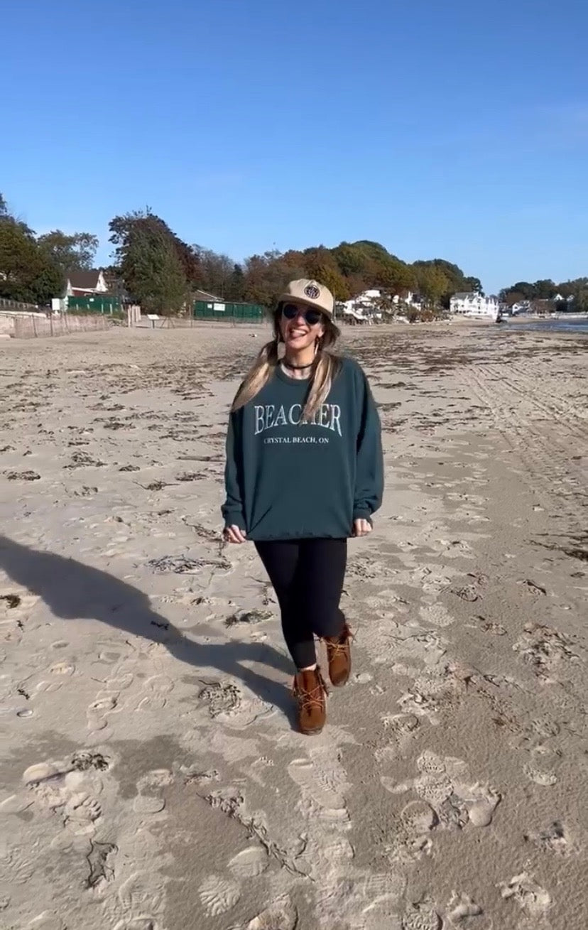 Forest Vintage Beacher - Cotton Fleece Crewneck