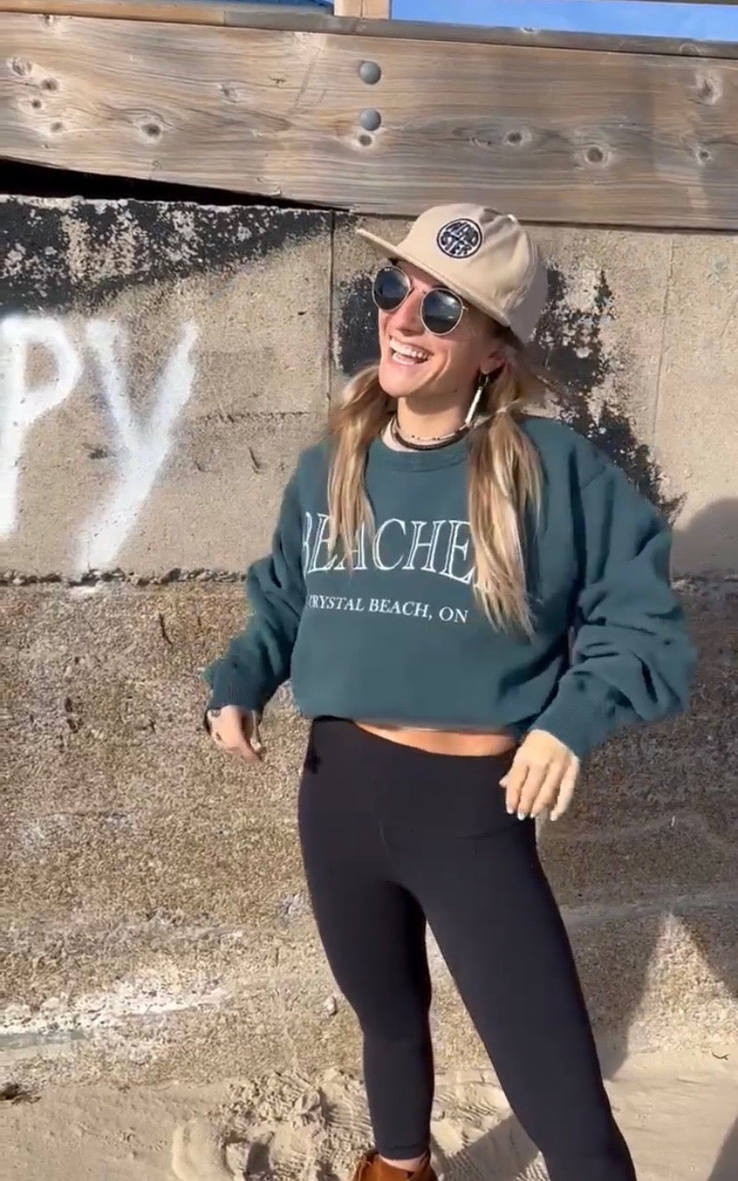Forest Vintage Beacher - Cotton Fleece Crewneck