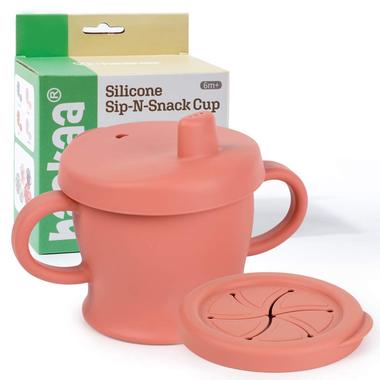 Haakaa Silicone Sip N Snack Cup - Rust