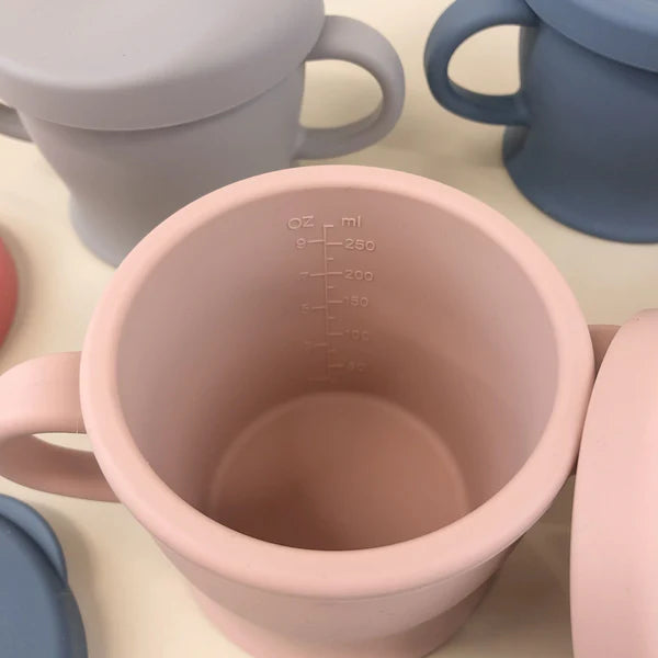 Haakaa Silicone Sip N Snack Cup - Rust