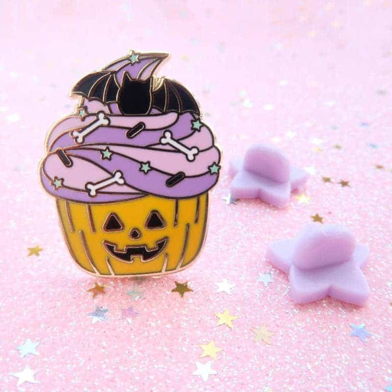 Halloween Cupcake Pin