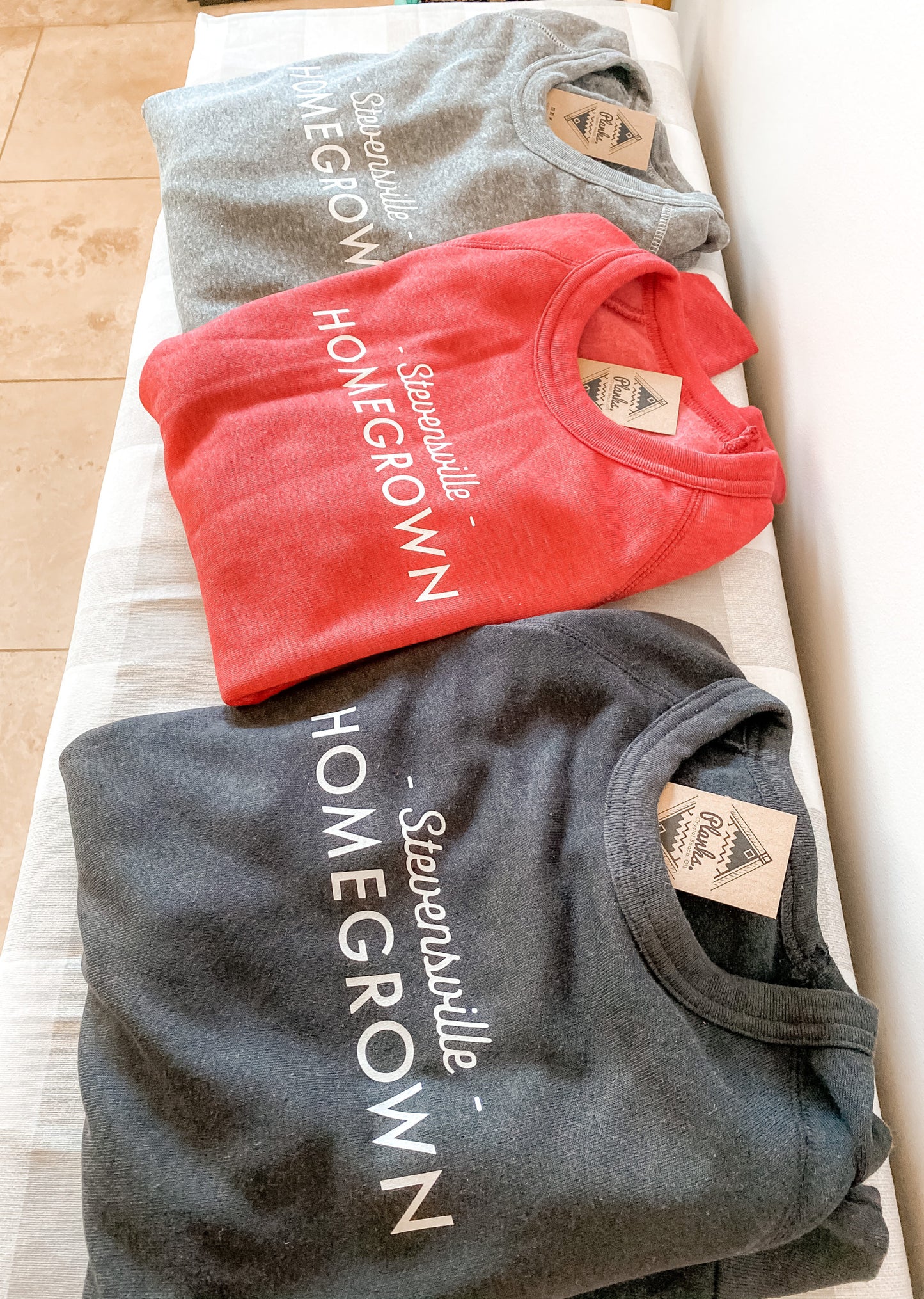 Stevensville Homegrown Eco Fleece Crew (7 Colours)