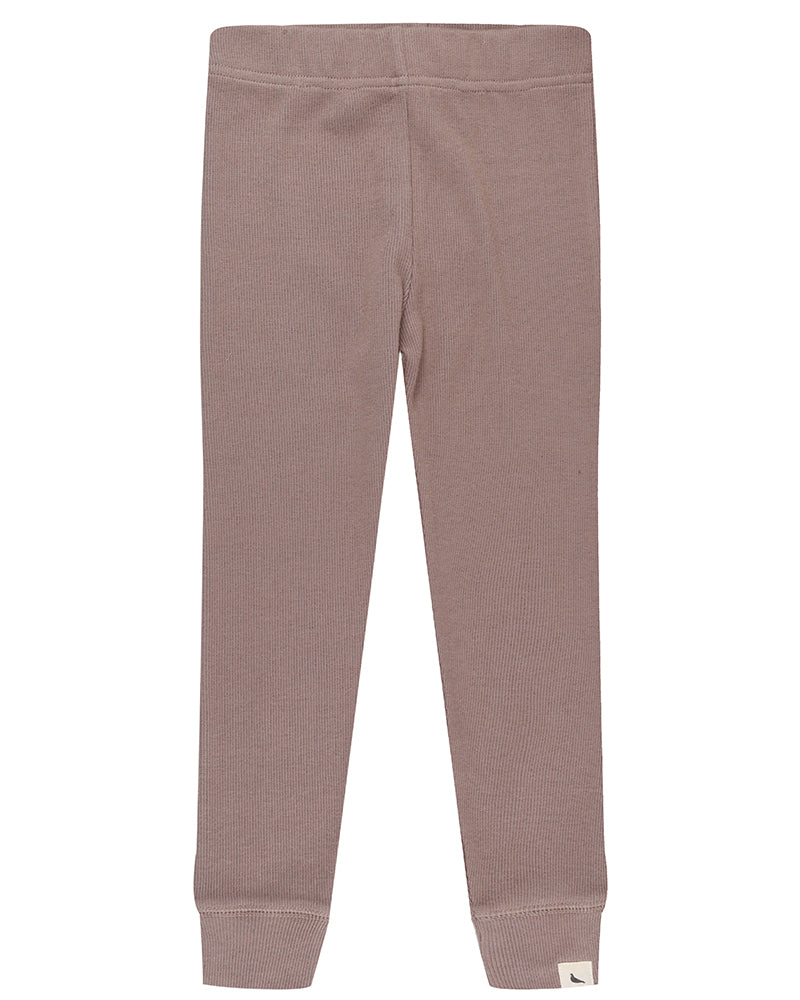 Rib Leggings - Stone