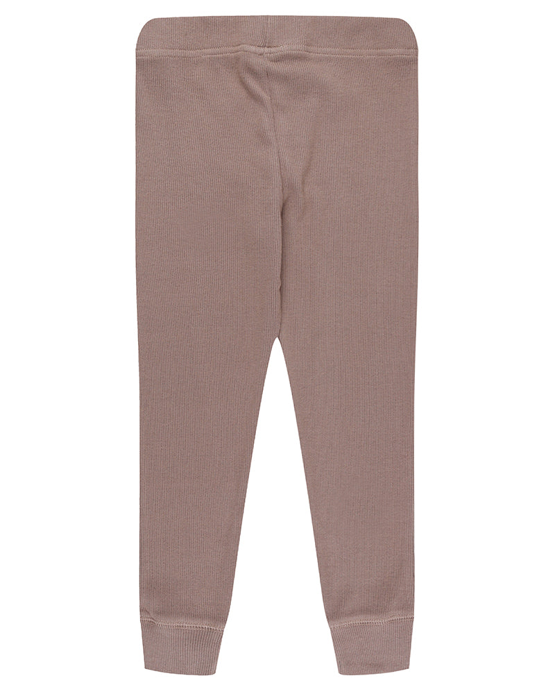 Rib Leggings - Stone