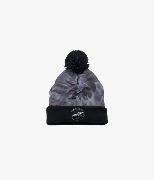 Jersey Toque - tie dye black