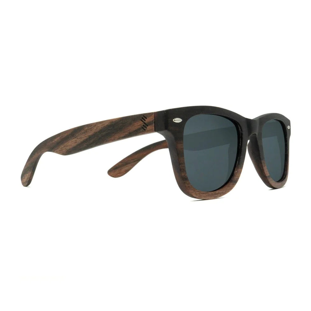 Jetsetter - Ebony Wood with Smoke Lenses