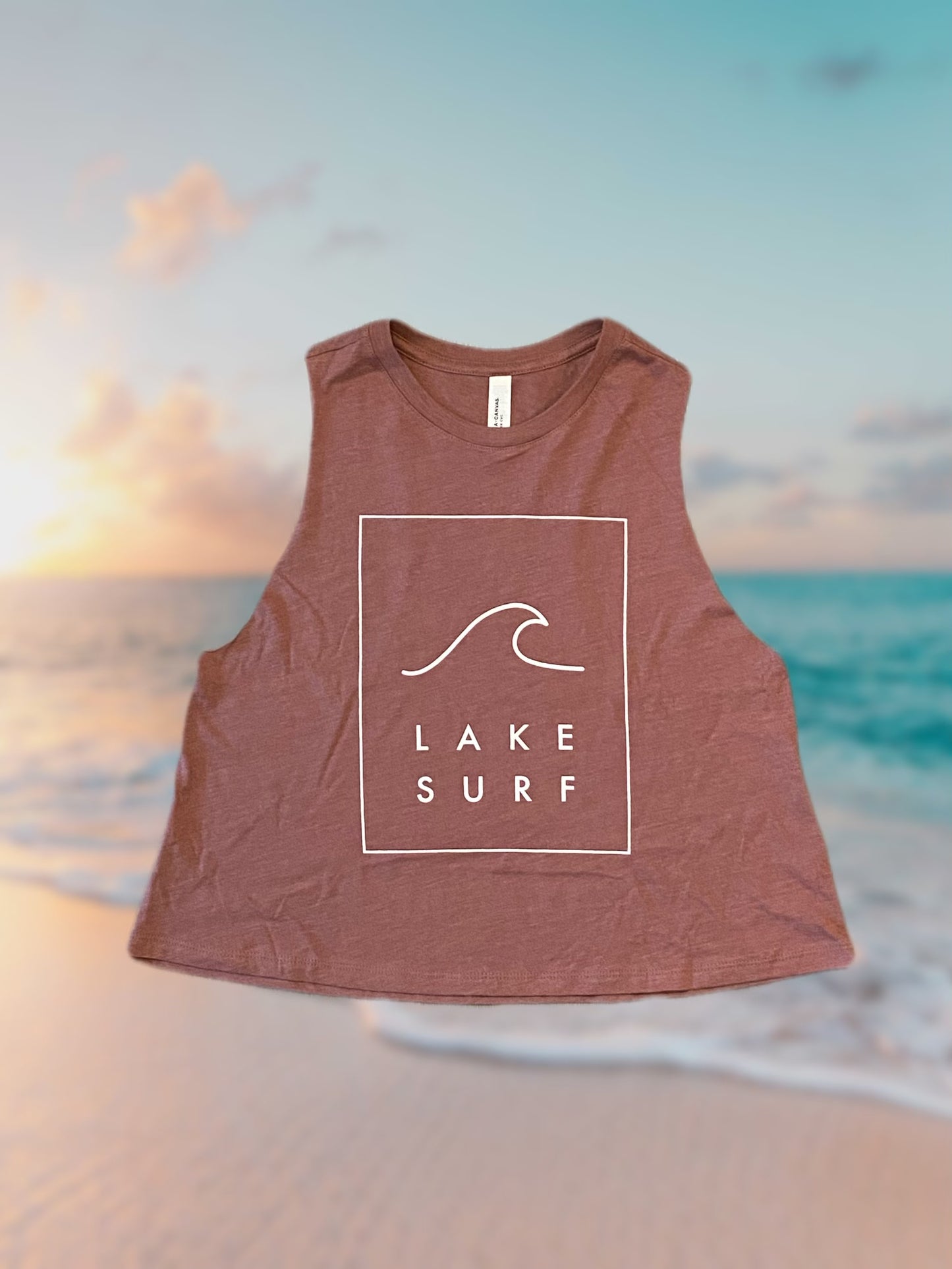 Lake Surf Crop Tank - Mauve