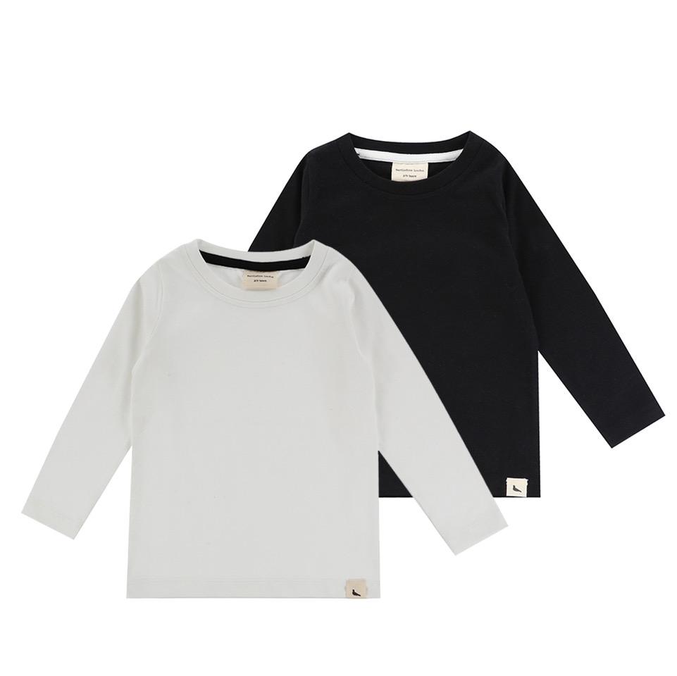 Layering Tops 2 Pack - Ecru/Black