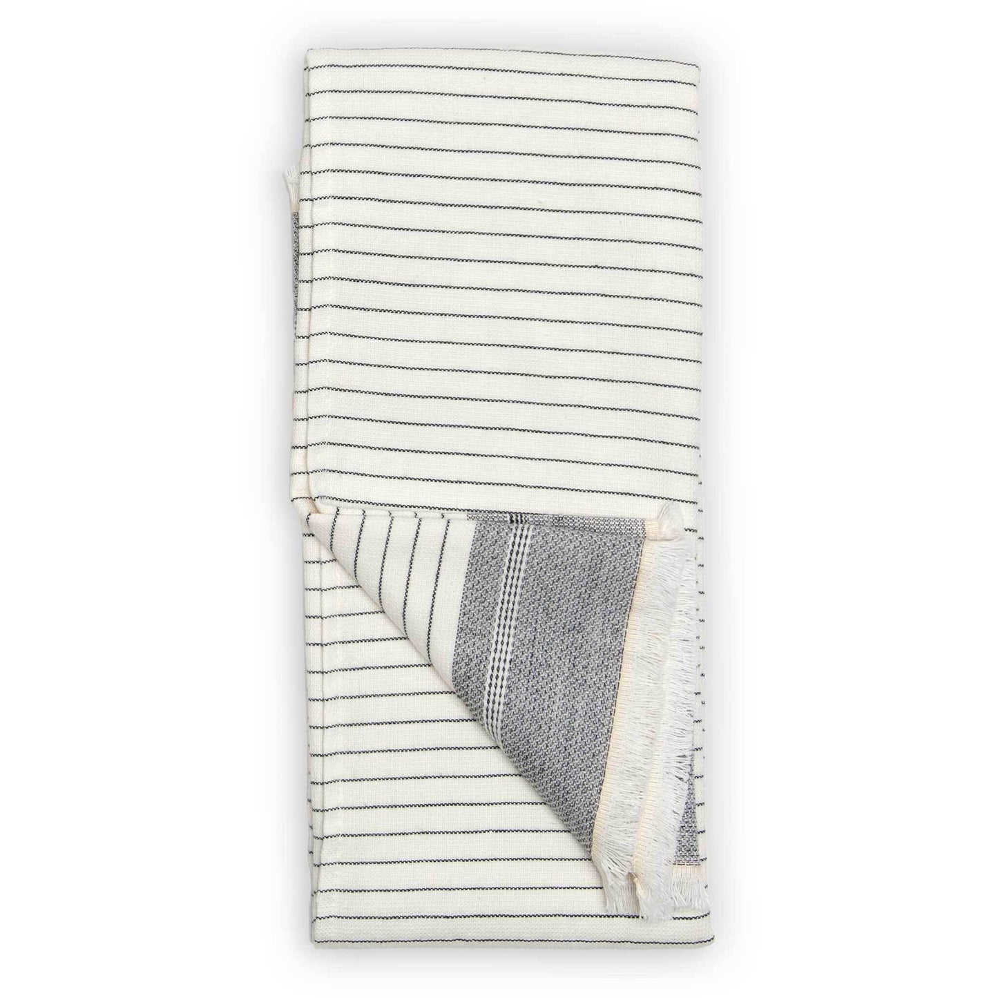 Leo Terry Hand Towel - White