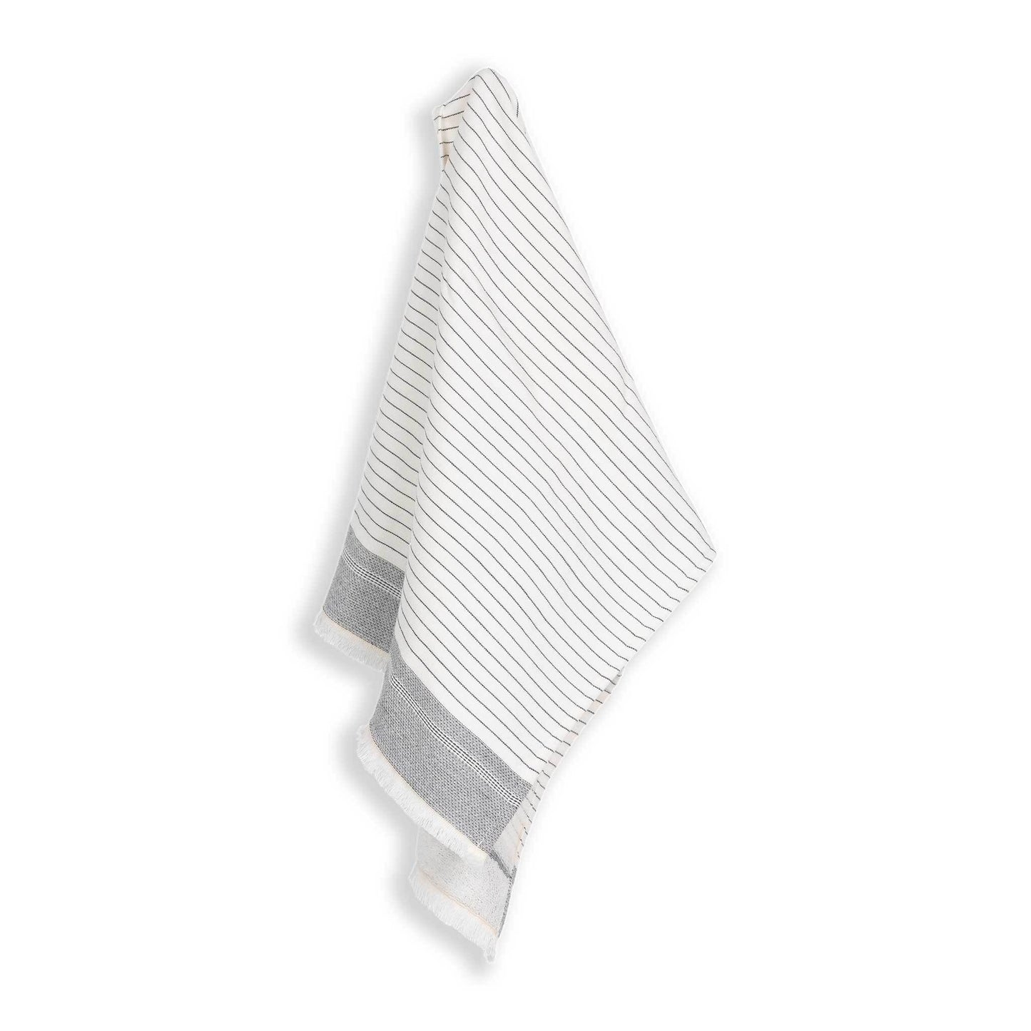 Leo Terry Hand Towel - White