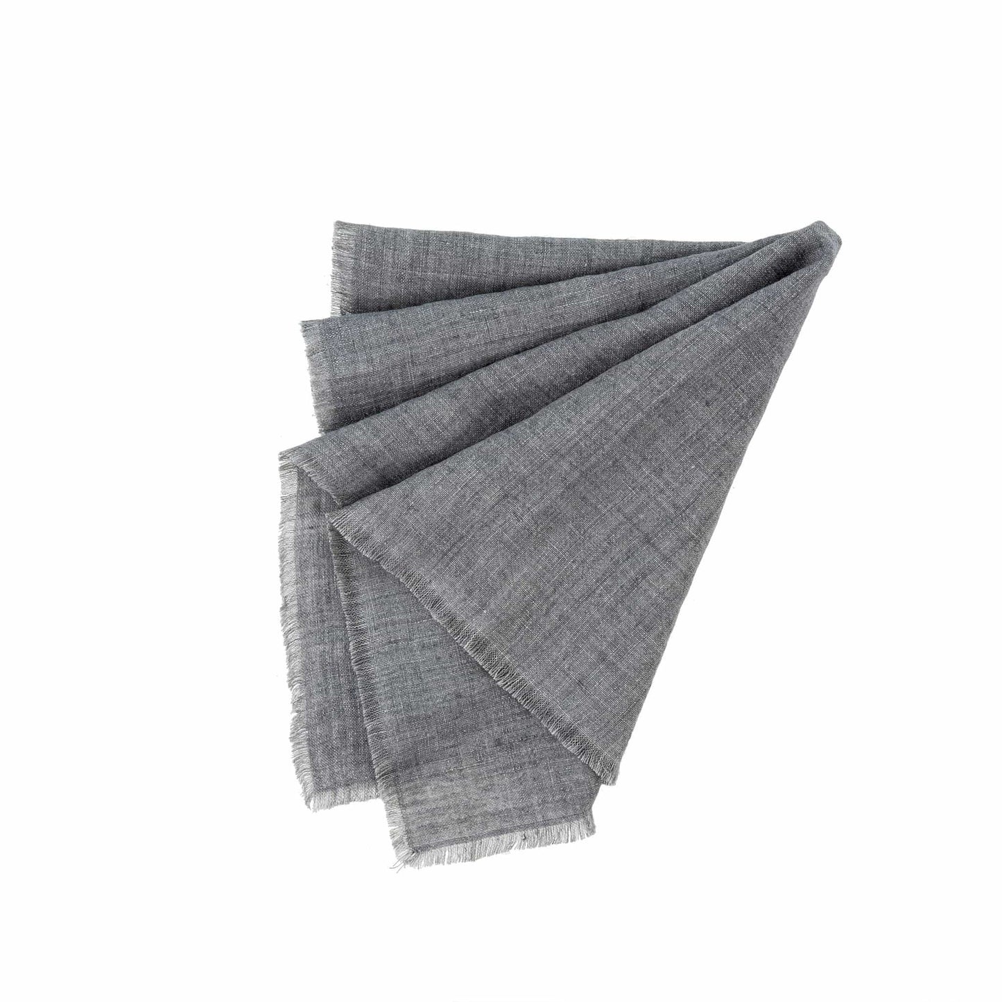 Steel Grey - Linen Napkins - set of 4