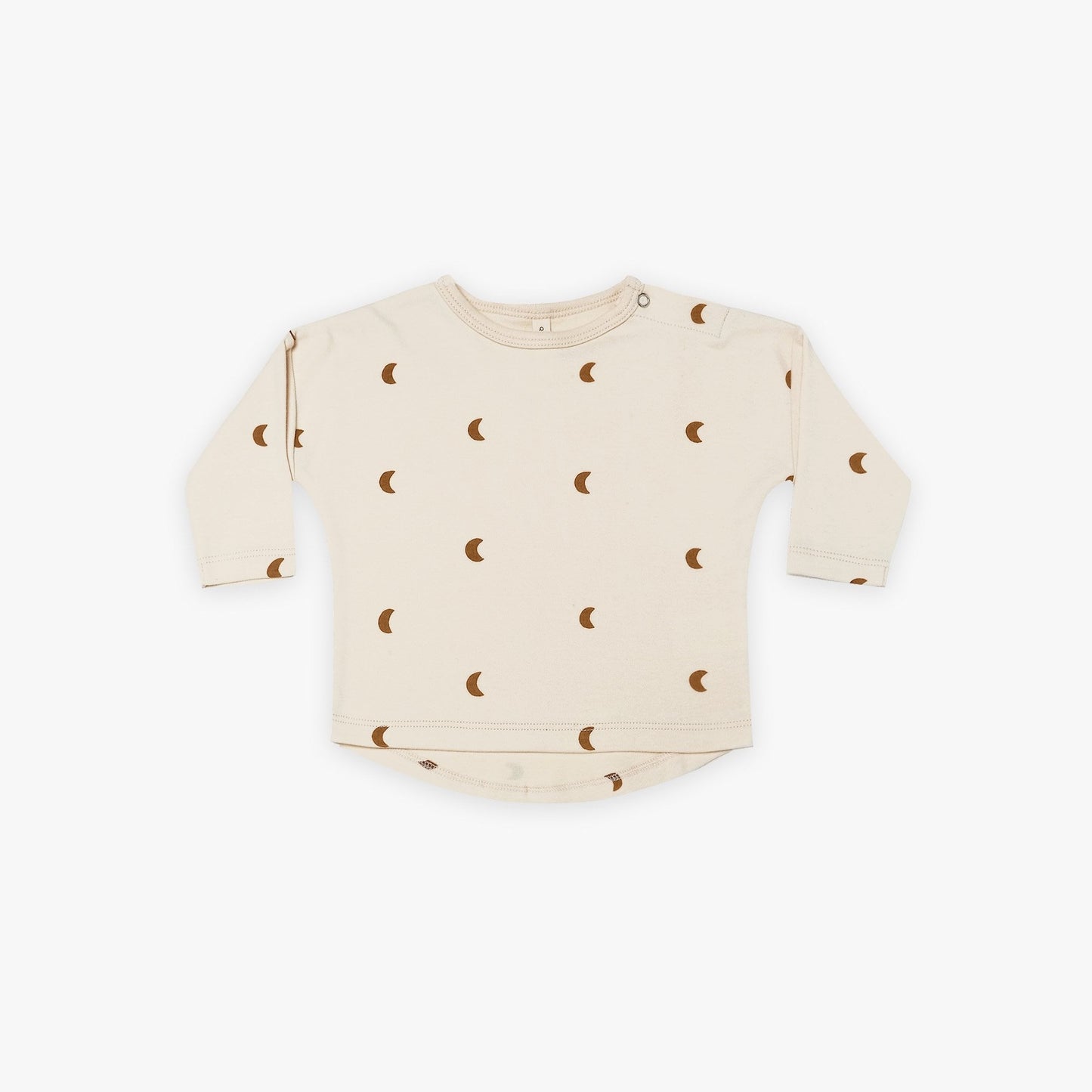 Long Sleeve Baby Tee - Natural Moons