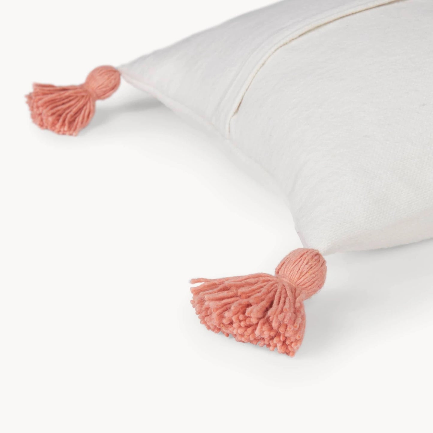 Moroccan Pillow - Coral Pom