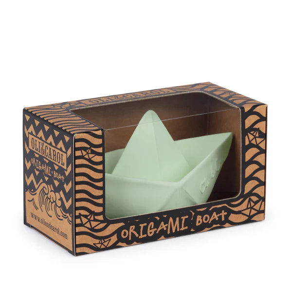 Origami Boat - Mint