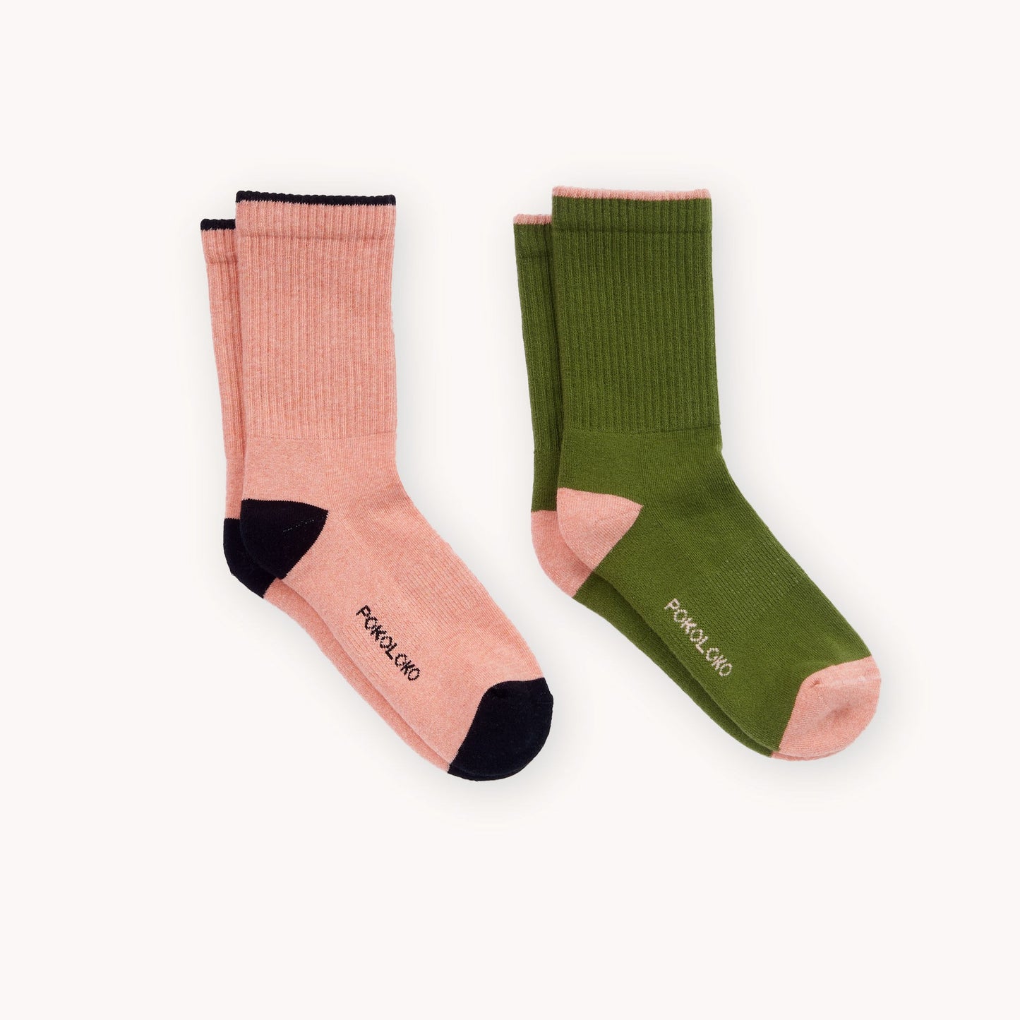 Pack of 2 Mountain Trails  Heel Toe Socks