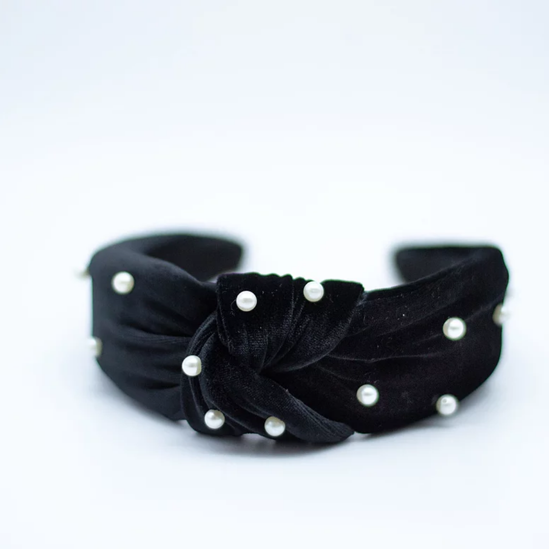 Knotted Pearl Headbands