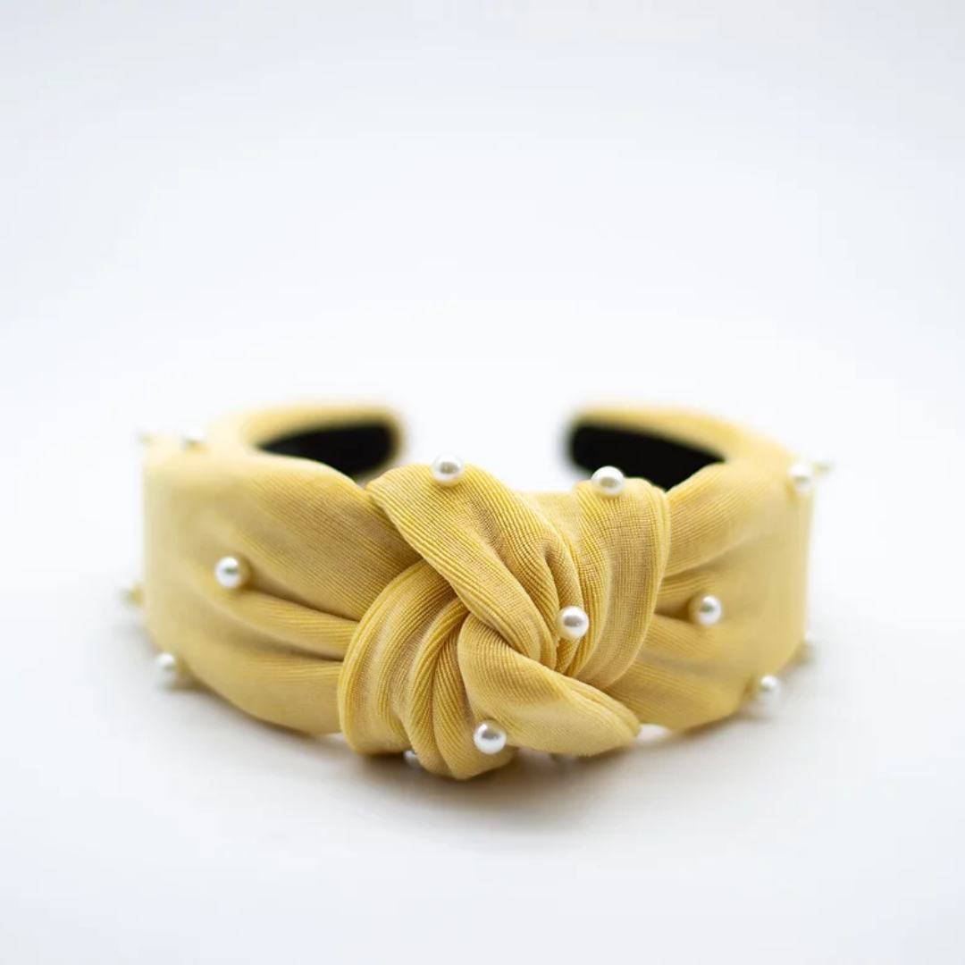 Knotted Pearl Headbands