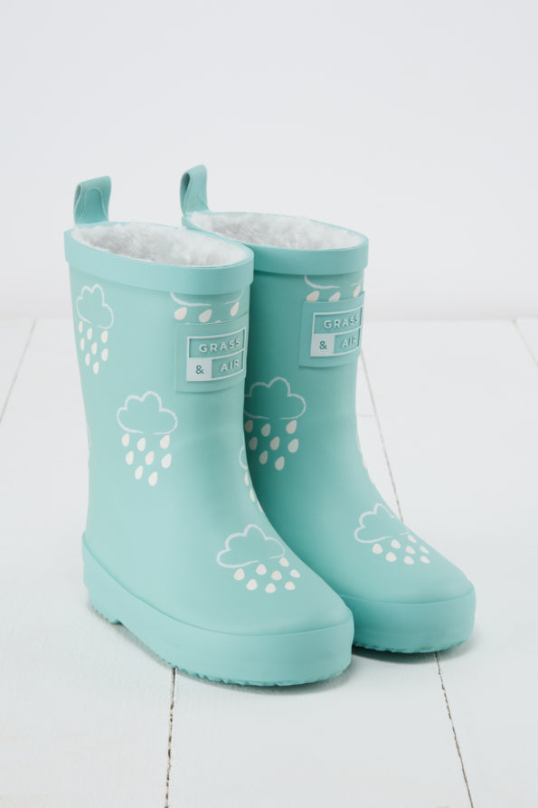 Kids fleece lined wellies online